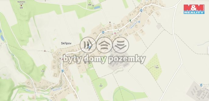 Prodej, Pozemek k bydlení, Skřípov