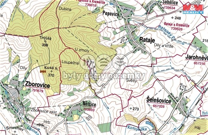 Prodej, Les, Zborovice