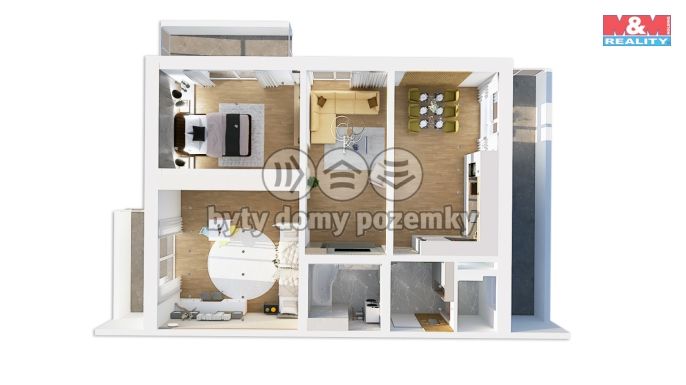 Prodej, Byt 3+kk, Plzeň