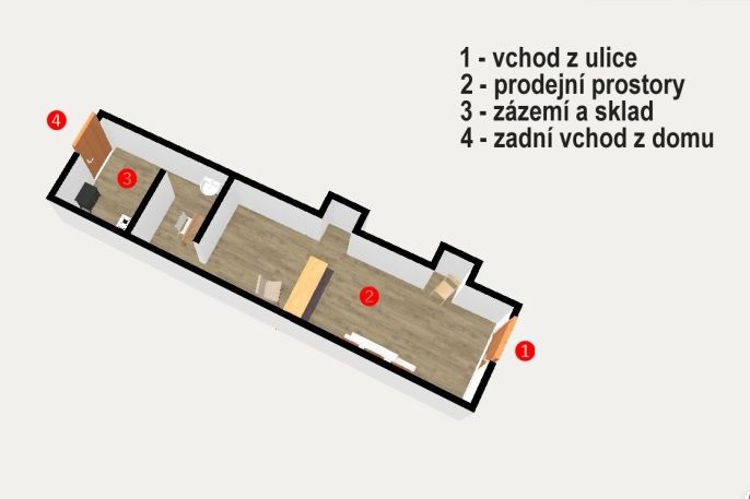 Pronájem, Obchod a služby, Havlíčkův Brod