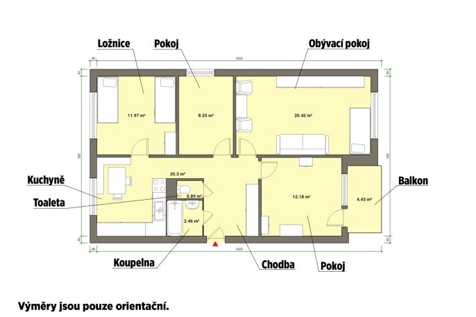 Pronájem, Byt 4+1, Františkovy Lázně