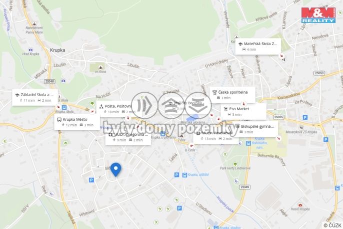 Prodej, Byt 1+1, Krupka