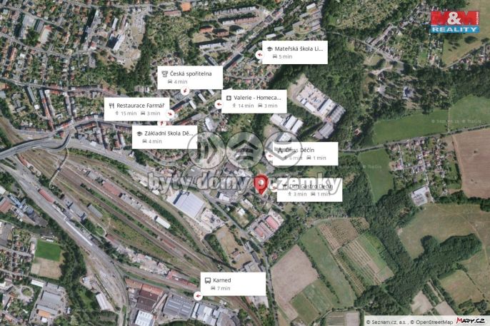 Pronájem, Byt 2+1, Děčín