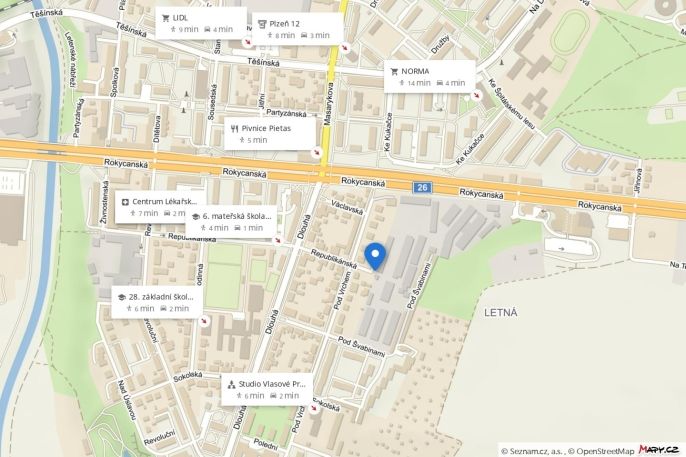 Pronájem, Kancelářský prostor, Plzeň