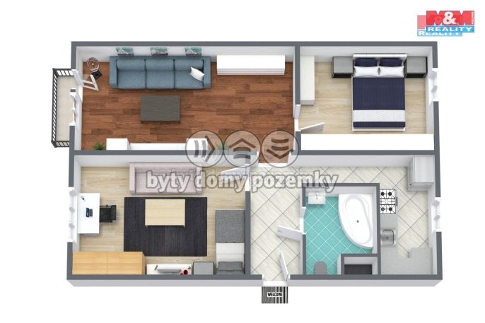 Prodej, Byt 3+1, Bukovany