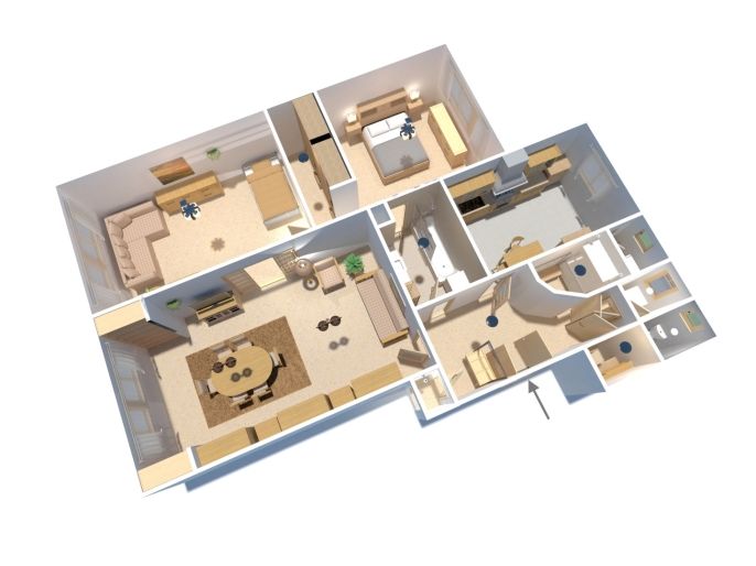 Prodej, Byt 3+1, Praha