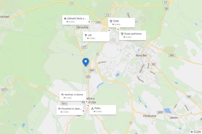 Prodej, Pozemek k bydlení, Skalice u České Lípy