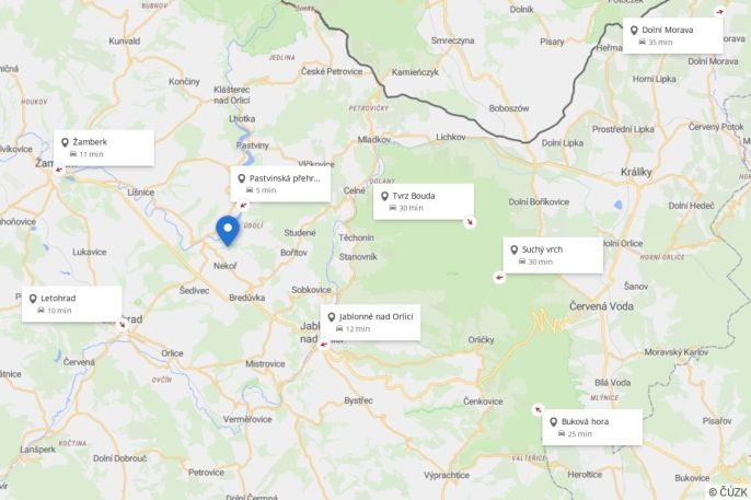 Prodej, Pozemek k bydlení, Nekoř