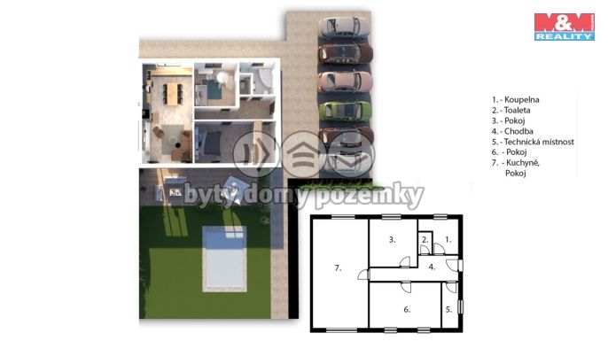 Prodej, Byt 3+kk, Úvaly