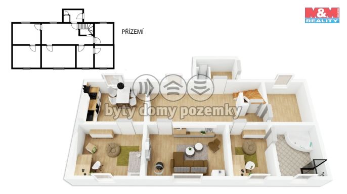 Prodej, Rodinný dům, Kácov