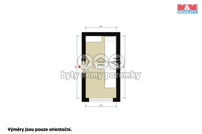 Pronájem, Byt 1+kk, Plzeň