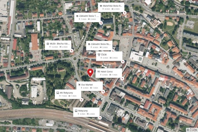 Pronájem, Byt 4+kk, Rokycany