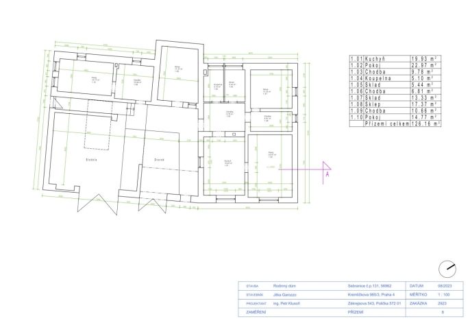 Prodej, Pozemek k bydlení, Sebranice