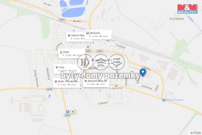 Prodej, Byt 3+kk, Moravany