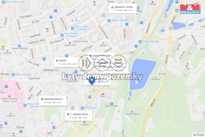 Prodej, Byt 1+kk, 26 m², Příbram, Čechovská