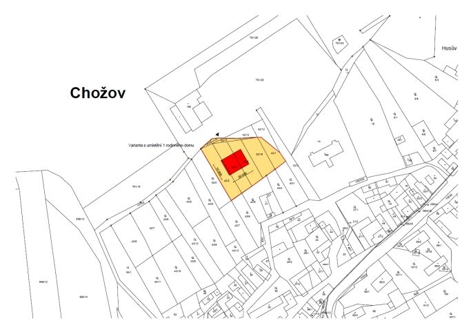 Prodej, Pozemek k bydlení, Chožov