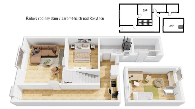 Prodej, Rodinný dům, Jaroměřice nad Rokytnou