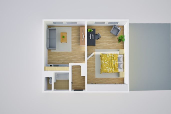 Prodej, Byt 1+1, Teplice