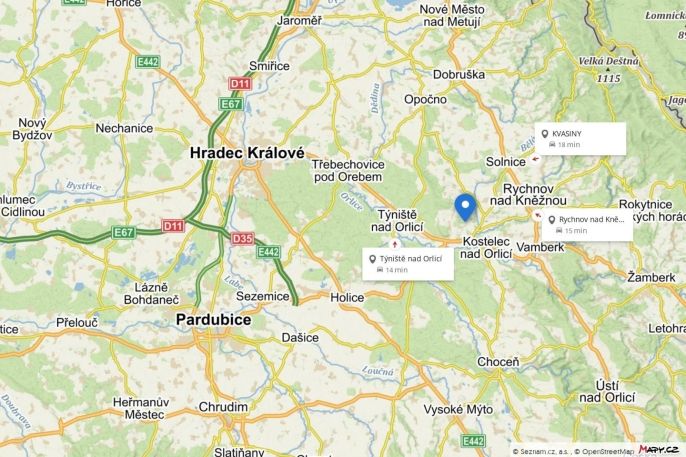Prodej, Obchod a služby, Hřibiny-Ledská