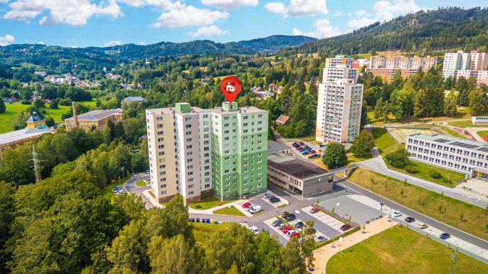 Prodej, Byt 1+1, Tanvald