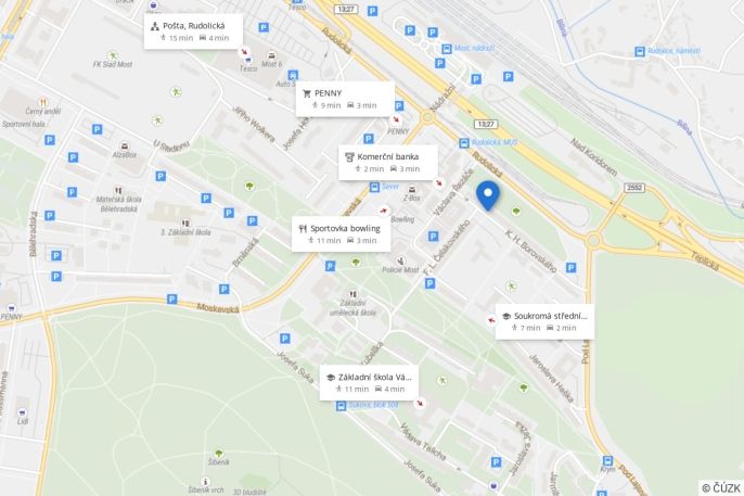 Prodej, Byt 1+kk, Most