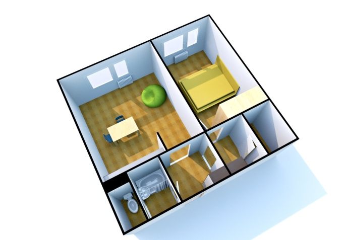 Pronájem, Byt 2+kk, Ústí nad Labem