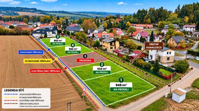 Prodej, Pozemek k bydlení, Třemošná