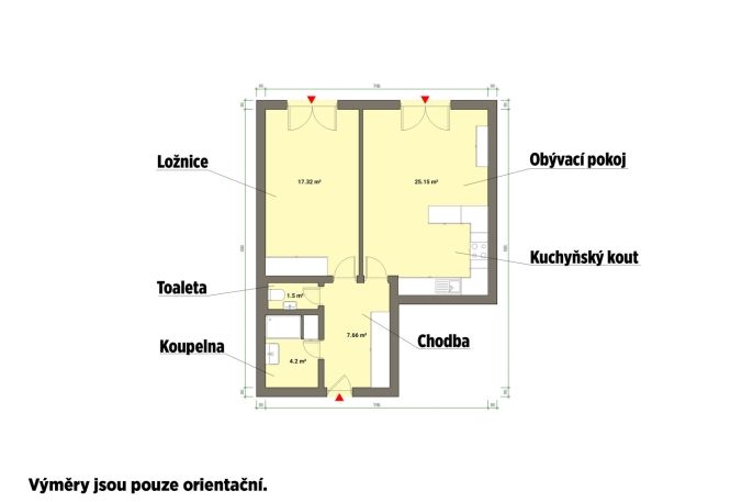 Prodej, Byt 2+kk, Mariánské Lázně
