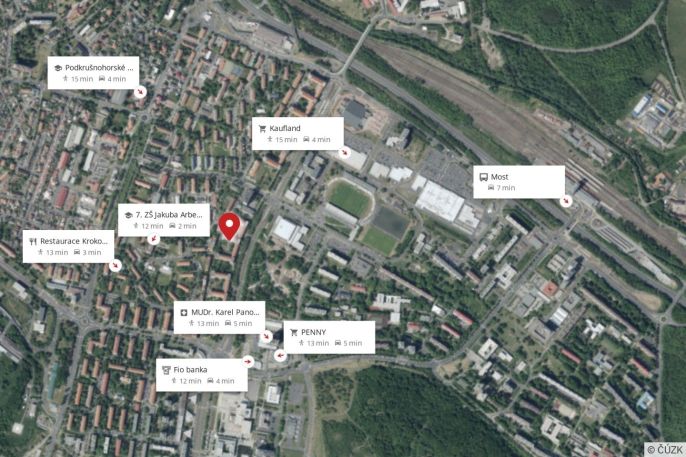 Prodej, Byt 1+1, Most