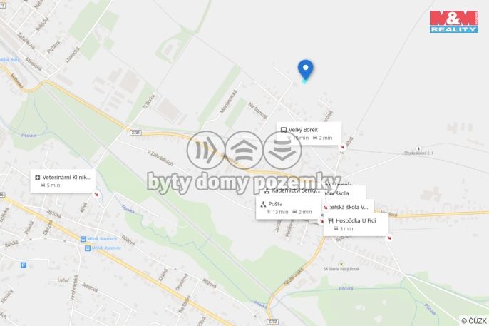 Prodej, Pozemek k bydlení, Velký Borek