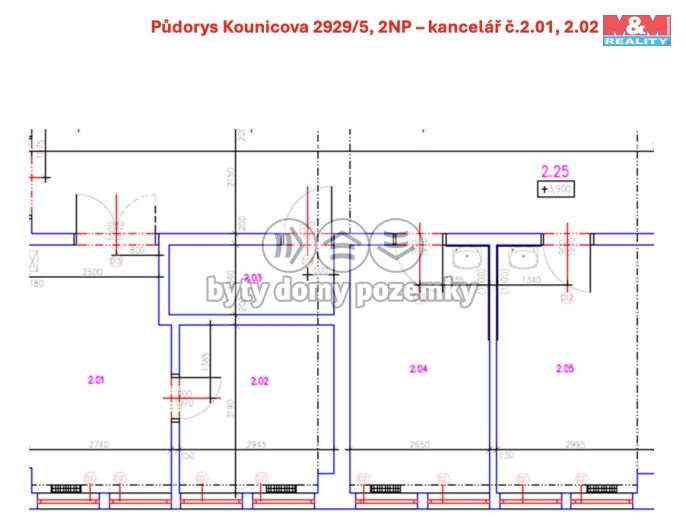 Pronájem, Kancelářský prostor, Ostrava