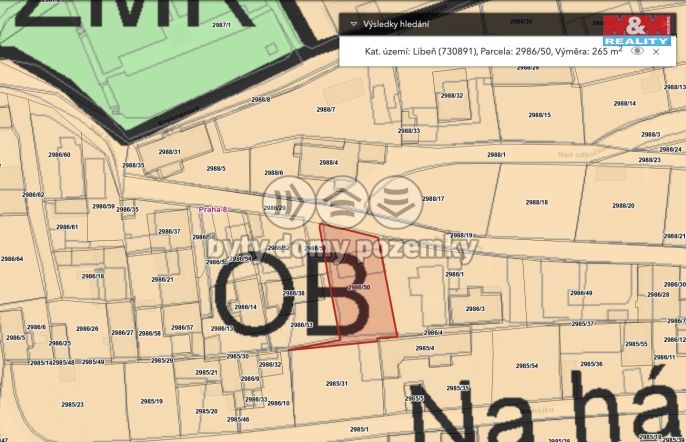 Prodej, Pozemek k bydlení, Praha