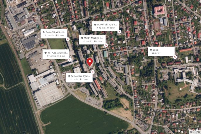 Pronájem, Byt 2+1, Valašské Meziříčí