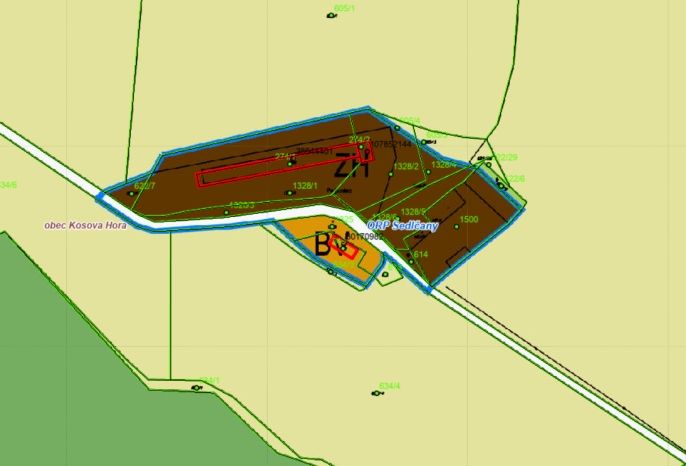 Prodej, Komerční pozemky, Kosova Hora