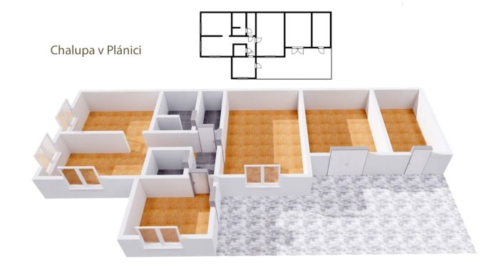 Prodej, Chalupa, Plánice