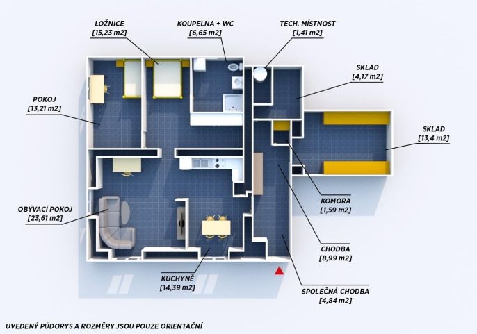 Prodej, Byt 3+kk, Skořice