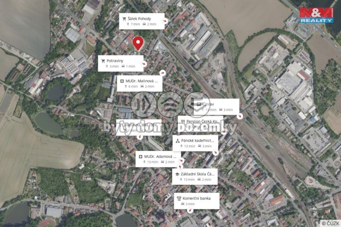 Pronájem, Byt 1+kk, Čáslav