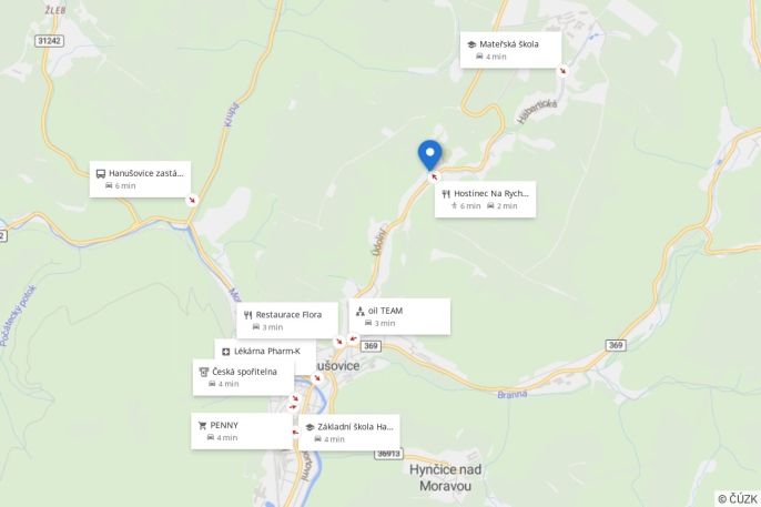 Prodej, Pozemek k bydlení, Hanušovice