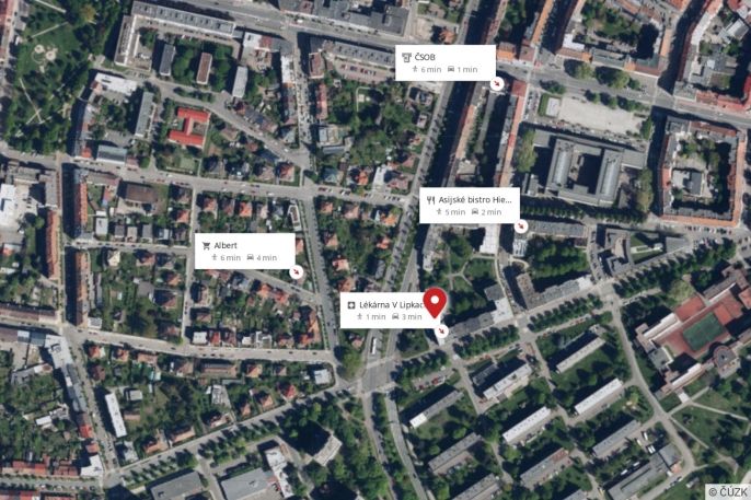 Pronájem, Byt 2+kk, Hradec Králové