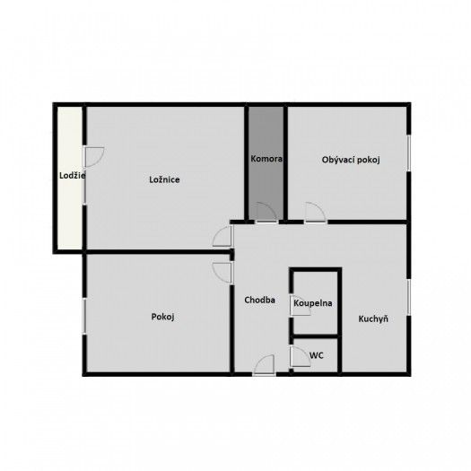 Pronájem, Byt 3+1, Lány