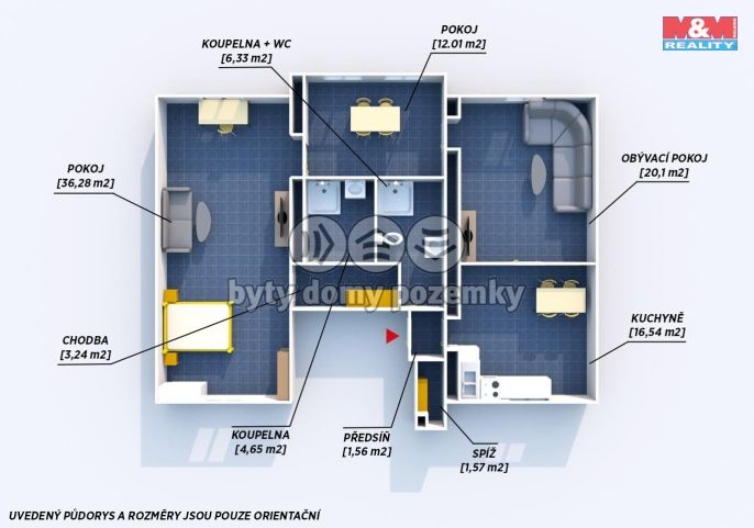 Prodej, Byt 4+kk, Plešnice