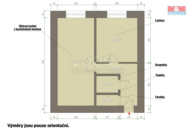 Prodej, Byt 2+kk, Kladno