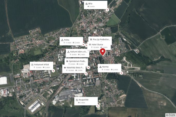 Prodej, Byt 2+kk, Podbořany