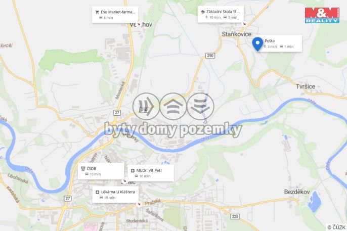 Pronájem, Byt 3+kk, Staňkovice