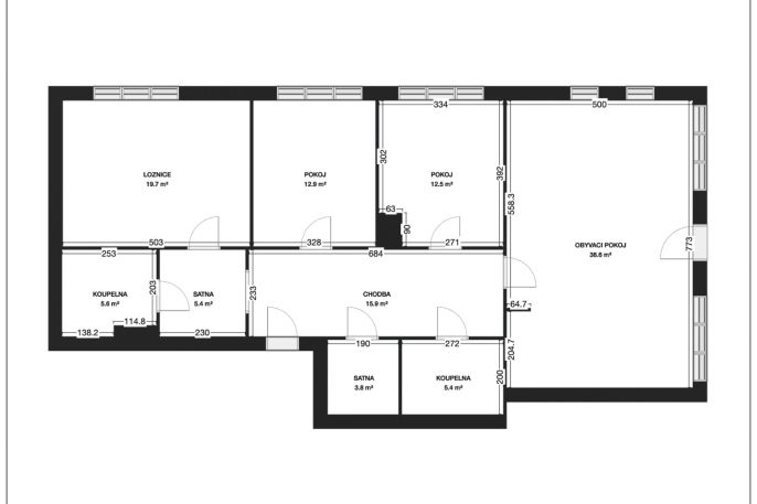 Prodej, Byt 4+kk, Slaný