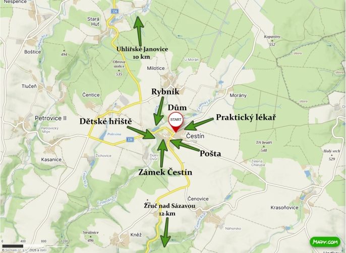 Prodej, Rodinný dům, Čestín