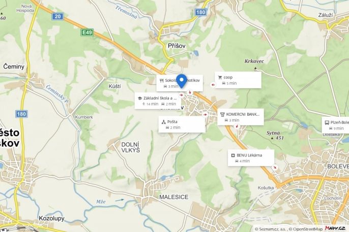 Prodej, Pozemek k bydlení, Chotíkov