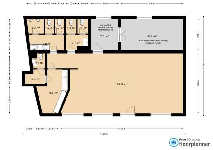 Pronájem, Obchod a služby, Lysá nad Labem