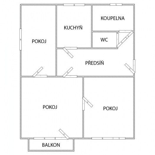 Pronájem, Byt 3+1, Frenštát pod Radhoštěm