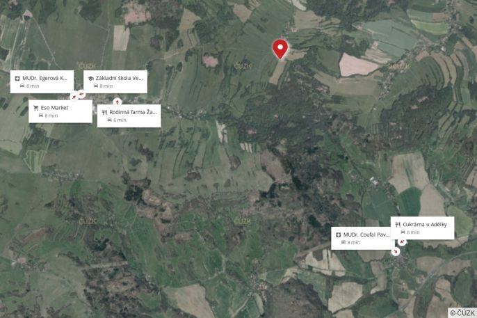 Prodej, Pozemek k bydlení, Žandov